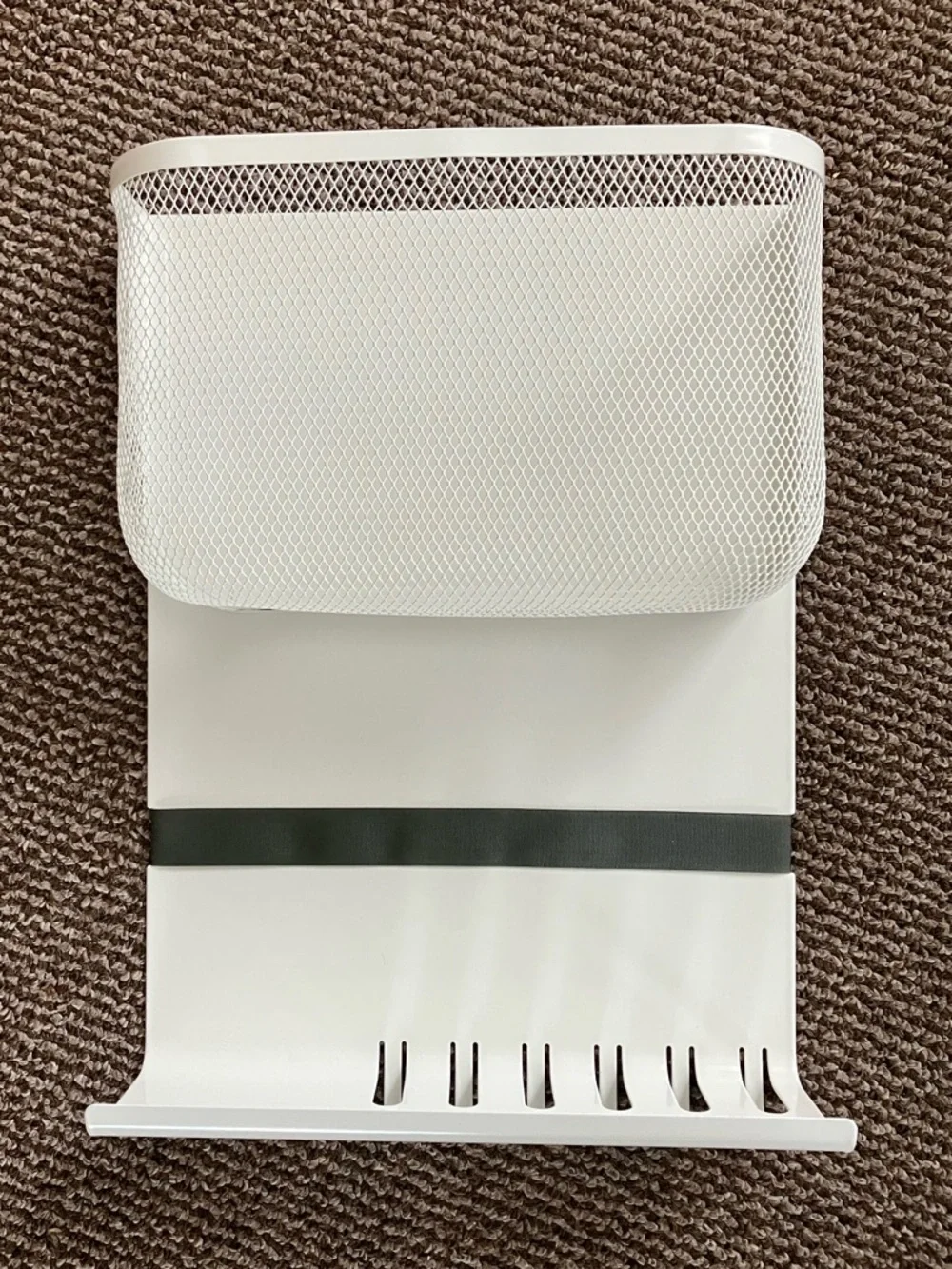IKEA White Metal Mesh Wall Organizer DRÖNJÖNS Design Johanna Jelinek